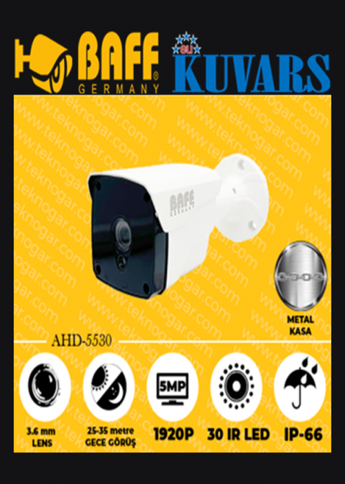 BAFF AHD - 5530 - METAL KASA